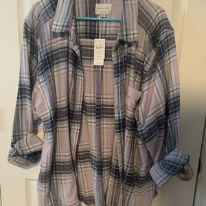 American Eagle (AE) Boyfriend Flannel